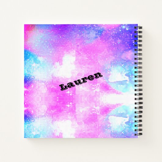 Gymnastik - Personalisiertes SpiralNotebook Notizblock (Rückseite)