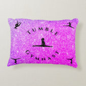 Gymnastik-Pillow Personalisiert Tumble Gymnast Dekokissen (Rückseite)