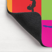 Gymnastik-Pop-Kunst Mousepad (Ecke)