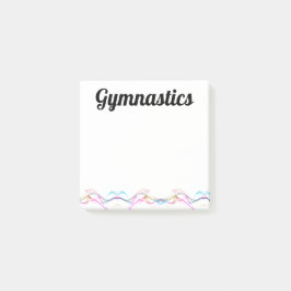 Gymnastik Post-It Notes 3x3 Wirbel of Color Klebezettel