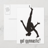 Gymnastik Postkarte (Vorne/Hinten)