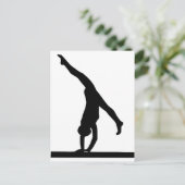 Gymnastik Postkarte (Stehend Vorderseite)