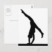 Gymnastik Postkarte (Vorne/Hinten)