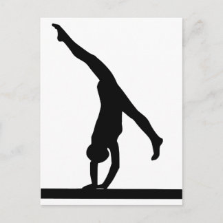 Gymnastik Postkarte
