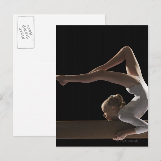 Gymnastik Postkarte (Vorne/Hinten)