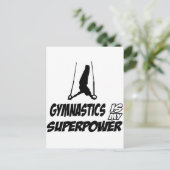 Gymnastik Postkarte (Stehend Vorderseite)