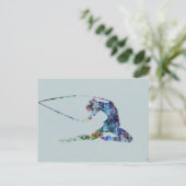 Gymnastik Postkarte (Stehend Vorderseite)