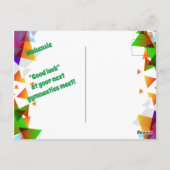 Gymnastik Postkarte für Mädchen, die Liebe Gymnast (Rückseite)