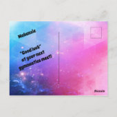 Gymnastik Postkarte für Mädchen, die Liebe Gymnast (Rückseite)