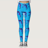 Gymnastik Power Tumbling Leggings (Vorderseite)