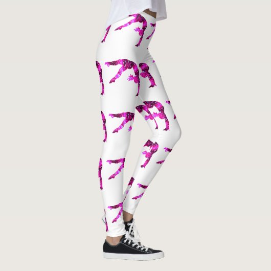 Gymnastik Power Tumbling Leggings (Rechts)