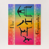 Gymnastik Puzzle - Regenbogen mit Gymnastik Verans (Vertikal)