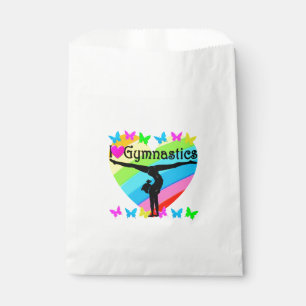 GYMNASTIK-RAINBOW-DESIGN DER HÜBSCHEN I-LIEBE GESCHENKTÜTCHEN