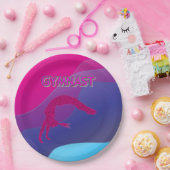 Gymnastik Regenbogen Party Papier Teller. Papierpl Pappteller (Party)