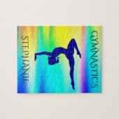 Gymnastik Regenbogengymnastik Puzzle. Personalisie Puzzle (Horizontal)
