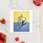 Gymnastik Ribbon Routinepapier Napkins Serviette (Beispiel)