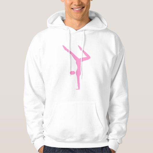 Gymnastik - Rosa Hoodie (Vorderseite)