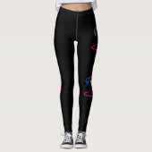 Gymnastik Rosa Hula hupen Mädchen Dein individuell Leggings (Vorderseite)
