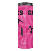 Gymnastik Rosa Sparkeln Wirbel Thermosbecher (Rückseite)