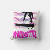 Gymnastik Rosa und Lila Balancebar Kissen (Vorderseite)