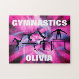 Gymnastik Rosa und Lila Rätsel Puzzle