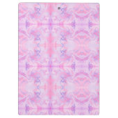 Gymnastik Rosa und Lila Zwischenablage Klemmbrett (Rückseite)