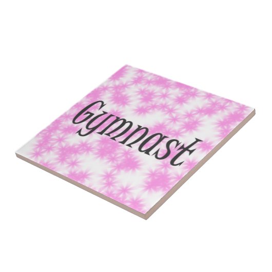 Gymnastik Rosa und Weiß Fliese (Seite)