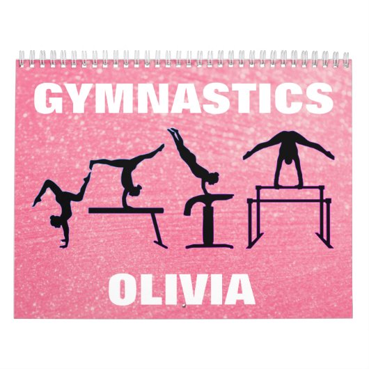 Gymnastik Rose Rosa Kalender (Titelbild)