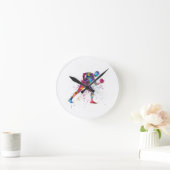 Gymnastik Runde Wanduhr (Zuhause)