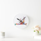 Gymnastik Runde Wanduhr (Zuhause)