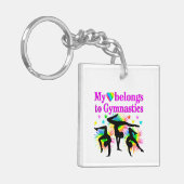 GYMNASTIK SCHLÜSSELANHÄNGER (Vorderseite links)