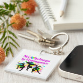 GYMNASTIK SCHLÜSSELANHÄNGER (Vorderseite rechts)