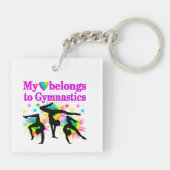 GYMNASTIK SCHLÜSSELANHÄNGER (Rückseite)