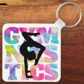 Gymnastik Schlüsselanhänger Kunst (Rückseite)