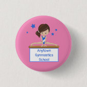 Gymnastik School School Academy Custom Button (Vorderseite)
