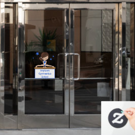 Gymnastik School School Academy Custom Fensteraufkleber