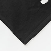 Gymnastik Schwarz und Heiß Rosa Personalisiert Fleecedecke (Ecke)