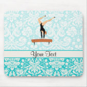 Gymnastik-Schwebebalken Mousepad (Vorne)