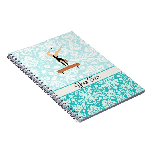 Gymnastik-Schwebebalken Notizblock (Rechte Seite)