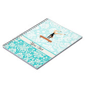 Gymnastik-Schwebebalken Notizblock (Linke Seite)