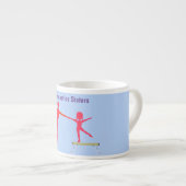 Gymnastik Schwestern Espresso Spezialität Tasse (Vorderseite Rechts)