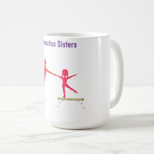 Gymnastik Schwestern Tasse (VorderseiteRechts)