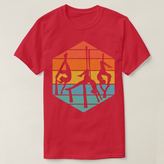 Gymnastik Seide Vintag gestört 2 T-Shirt (Design vorne)