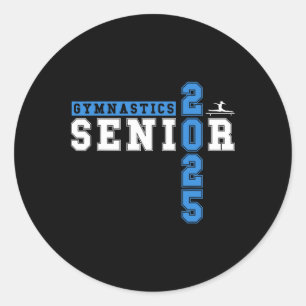 Gymnastik Senior Night Gymnastics Senior 2025 Gra Runder Aufkleber