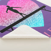 Gymnastik Sherpa Blanket mit dem Namen Gymnast Sherpadecke (3/4)