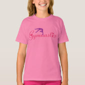 Gymnastik Shirt Herz rosa (Vorderseite)