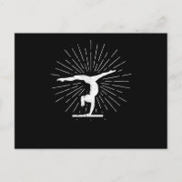 Gymnastik Silhouette Funny Gymnastic Sport