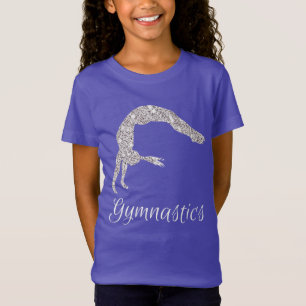 Gymnastik Silver Shimmer T - Shirt