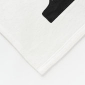 Gymnastik Skills Typografie Fleecedecke (Ecke)