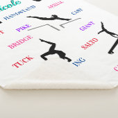 Gymnastik Skills Typografie Sherpadecke (3/4)